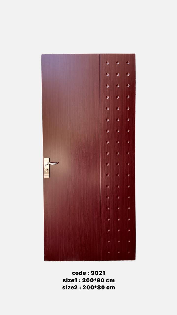 درب اتاقی وارداتی با روکش پی وی سی (PVC) کد 9021