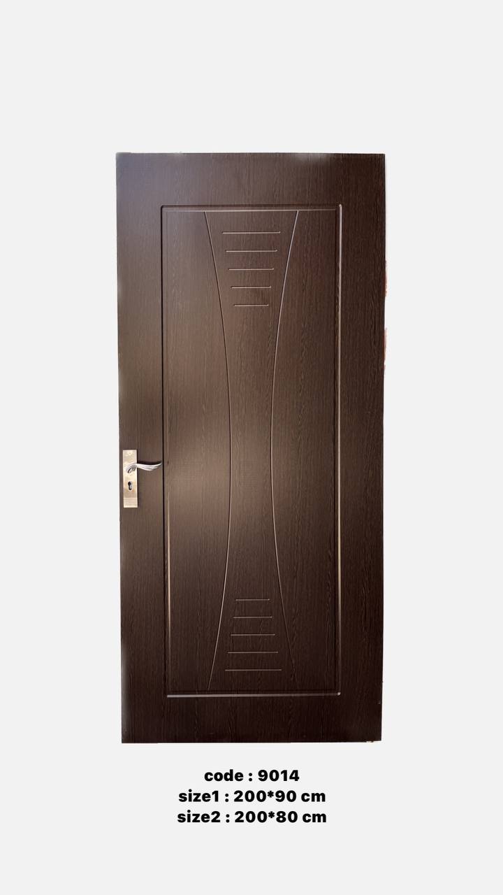 درب اتاقی وارداتی با روکش پی وی سی (PVC) کد 9014